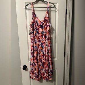 NWT FLORAL TORRID MIDI DRESS SIZE 4X